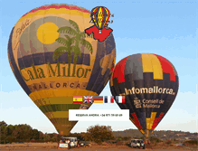 Tablet Screenshot of mallorcaballoons.com